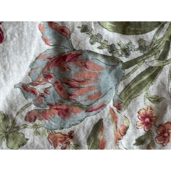 Great Finds Reversible Floral & Plaid Rustic Design Dinner Napkins Set Of 4 - Picture 5 of 12